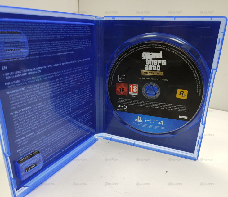 Игровые диски. Sony Playstation 4 Grand Theft Auto: The Trilogy