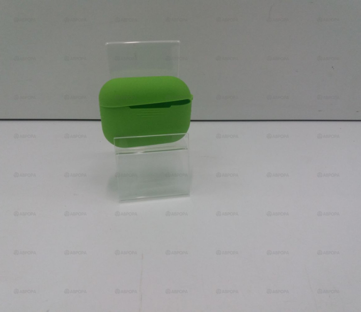 .Чехол для наушников HANG Защитный чехол силиконовый 90005 c клипсой AirPods PRO (зеленый (Grass green))