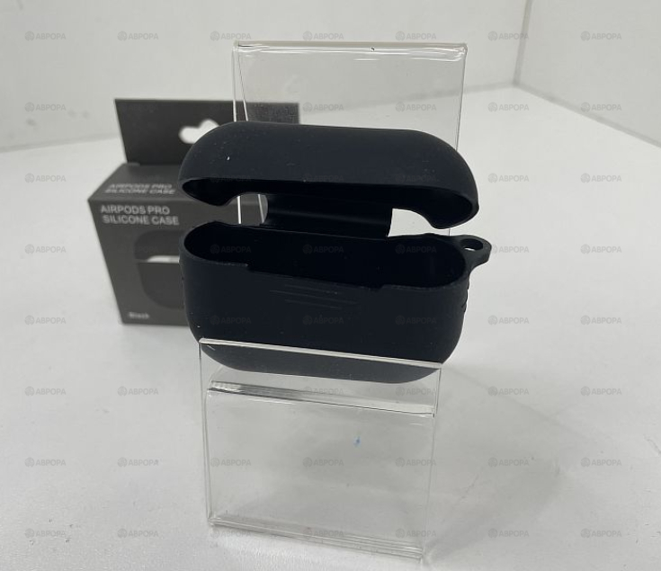 .Чехол для наушников HANG Защитный чехол силиконовый 90005 c клипсой AirPods PRO (черный (Black))
