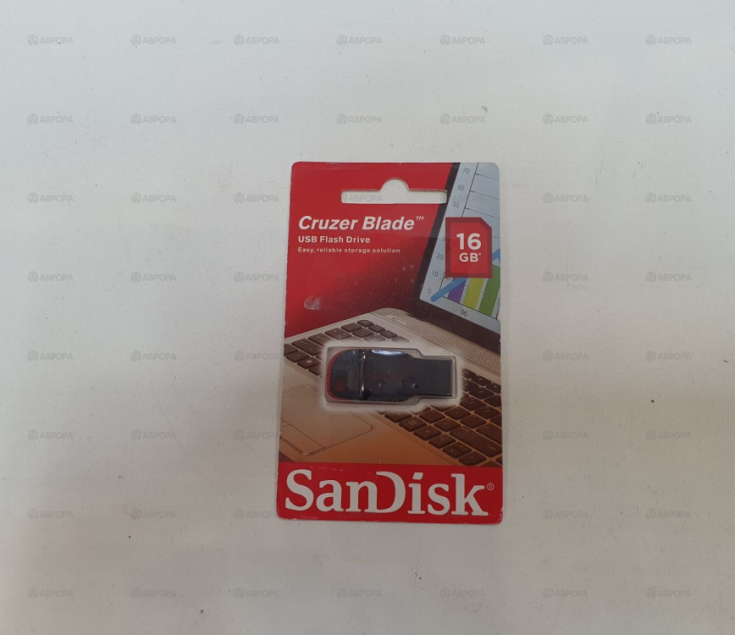 .USB флеш накопители SanDisk Cruzer Blade 16