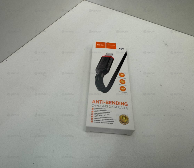 USB кабель Hoco USB кабель X59 Noah Charging data cable for Micro 1м нейлоновая оплетка