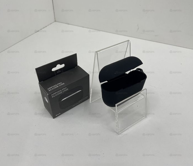 .Чехол для наушников HANG Защитный чехол силиконовый 90005 c клипсой AirPods PRO (черный (Black))