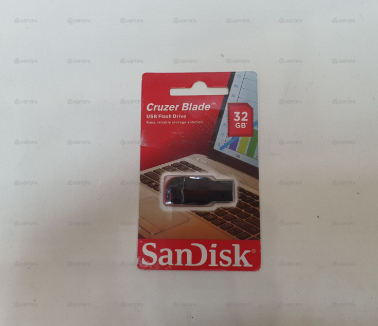 .USB флеш накопители SanDisk Cruzer Blade 32