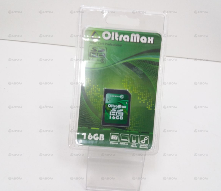 Карты памяти OltraMax SDHC Class 4 16GB