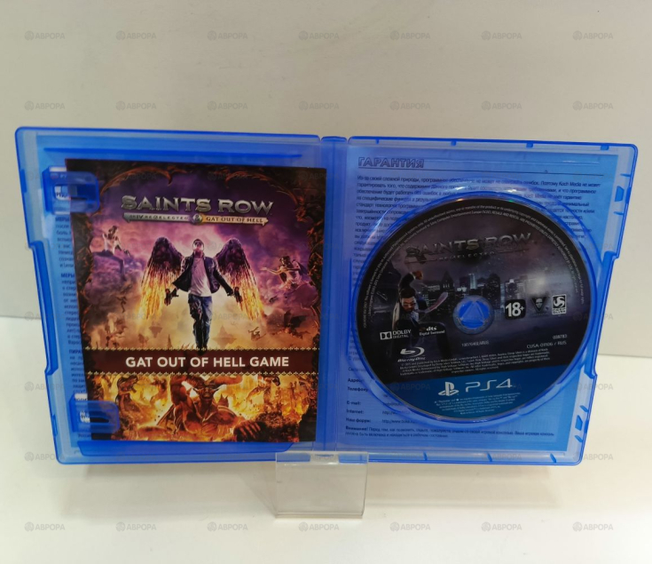 Игровые диски. Sony Playstation 4 Saints Row IV: Gat out of Hell