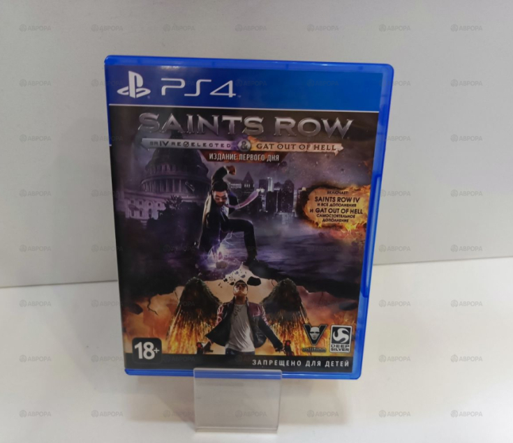 Игровые диски. Sony Playstation 4 Saints Row IV: Gat out of Hell